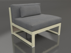 Modular sofa, section 3 (Gold)