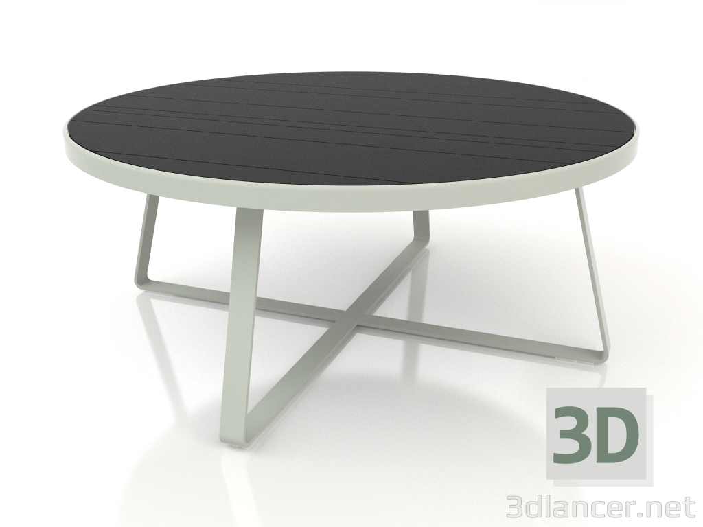 modèle 3D Table à manger ronde Ø175 (DEKTON Domoos, Gris ciment) - preview