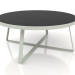 modèle 3D Table à manger ronde Ø175 (DEKTON Domoos, Gris ciment) - preview