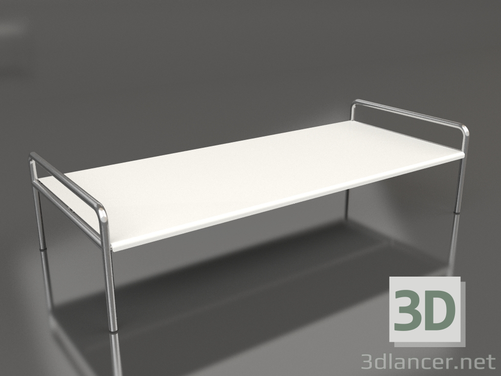 3d model Coffee table 153 with an aluminum tabletop (Agate gray) - preview