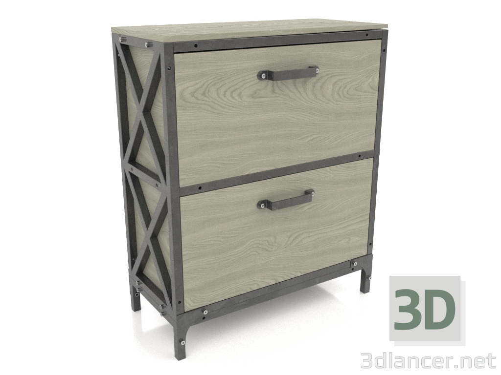 modèle 3D Commode (1 section) - preview