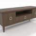 3D modeli TV dolabı 3 1500 mm (açık dişbudak ceviz) - önizleme