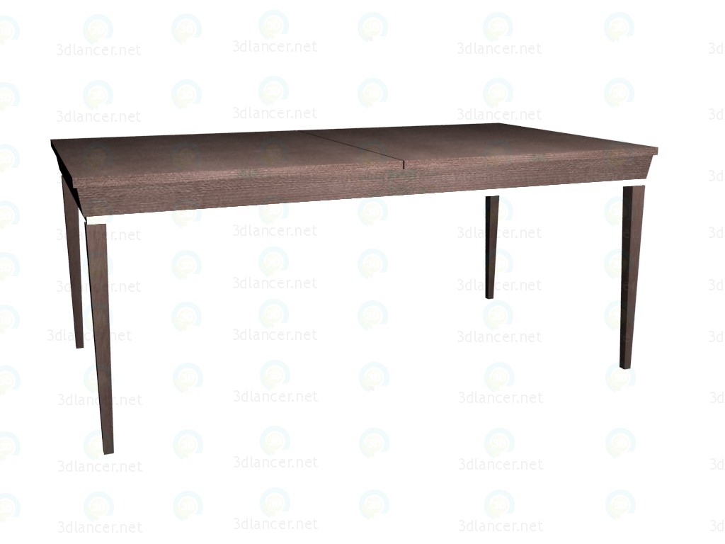 3d модель Розкладний стіл (складенbq) 180 – превью