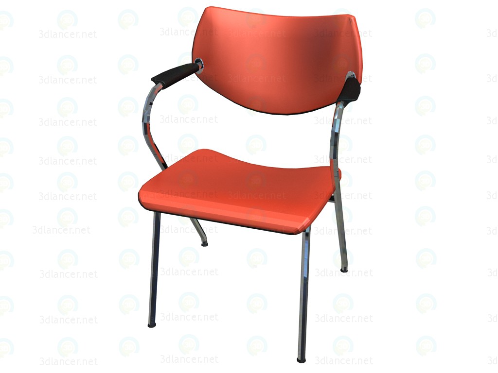 3d model Silla apilable - vista previa