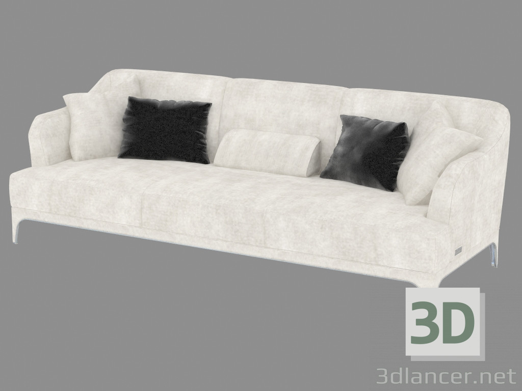 modello 3D Il divano è moderno dritto Oscar (262х98х89) - anteprima
