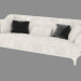 3d model The sofa is modern straight Oscar (262х98х89) - preview