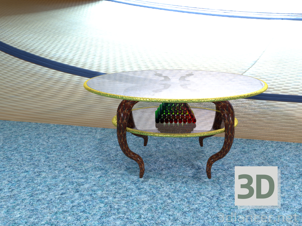 3D Modell "Herrin des Smaragdberges" - Vorschau