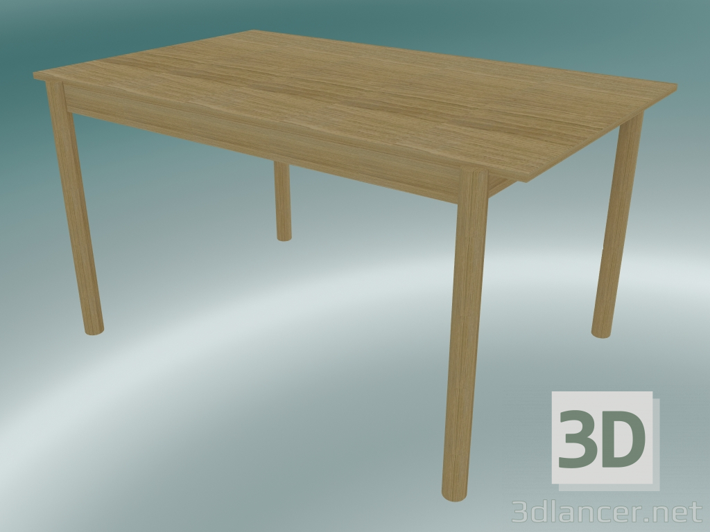 3d model Table Linear Wood (140х85 cm) - preview