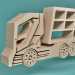 modèle 3D étagère pour voitures - preview