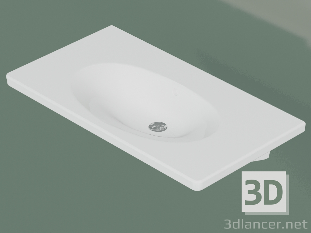 modello 3D Lavello da bagno Nautic 5592 per mobile (55929901, 92 cm) - anteprima