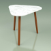 3d model Side table 010 (Metal Rust, Carrara Marble) - preview