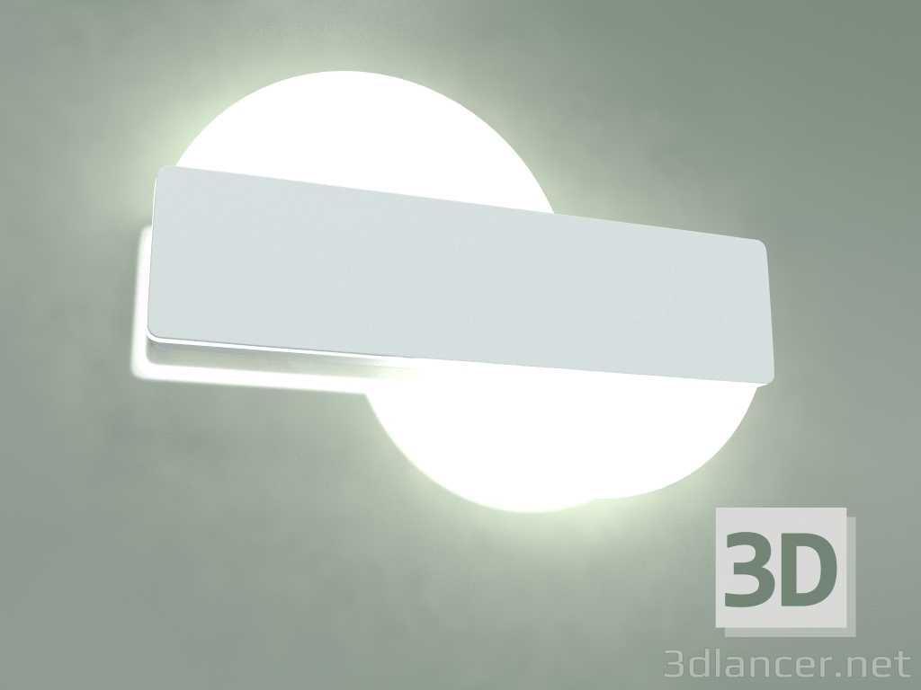 3D Modell LED-Wandleuchte 40143-1 LED (weiß) - Vorschau