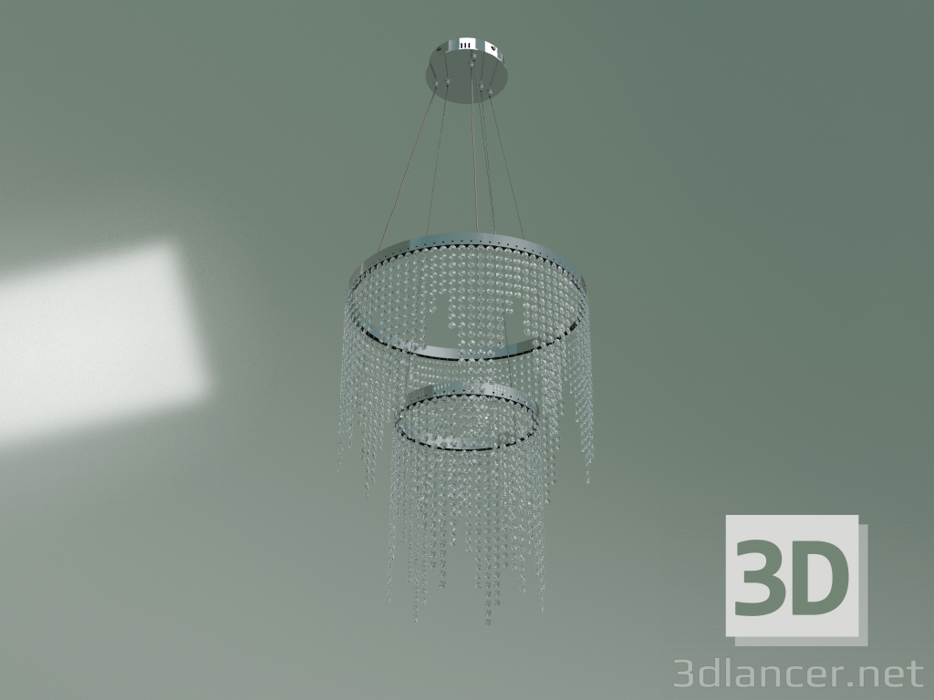 3d model Hanging chandelier 90088-2 (chrome) - preview