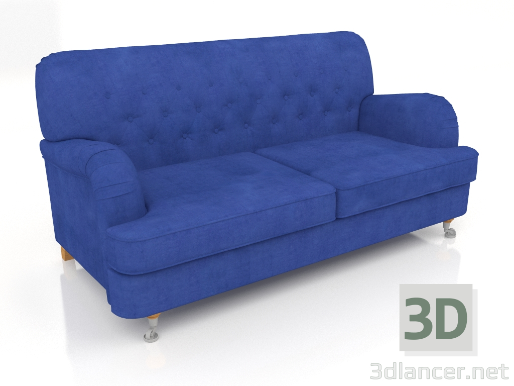 Modelo 3d Fulhaus sofá reto 2,5 lugares - preview