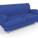 Modelo 3d Fulhaus sofá reto 2,5 lugares - preview
