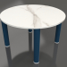 modello 3D Tavolino D 60 (Grigio blu, DEKTON Aura) - anteprima