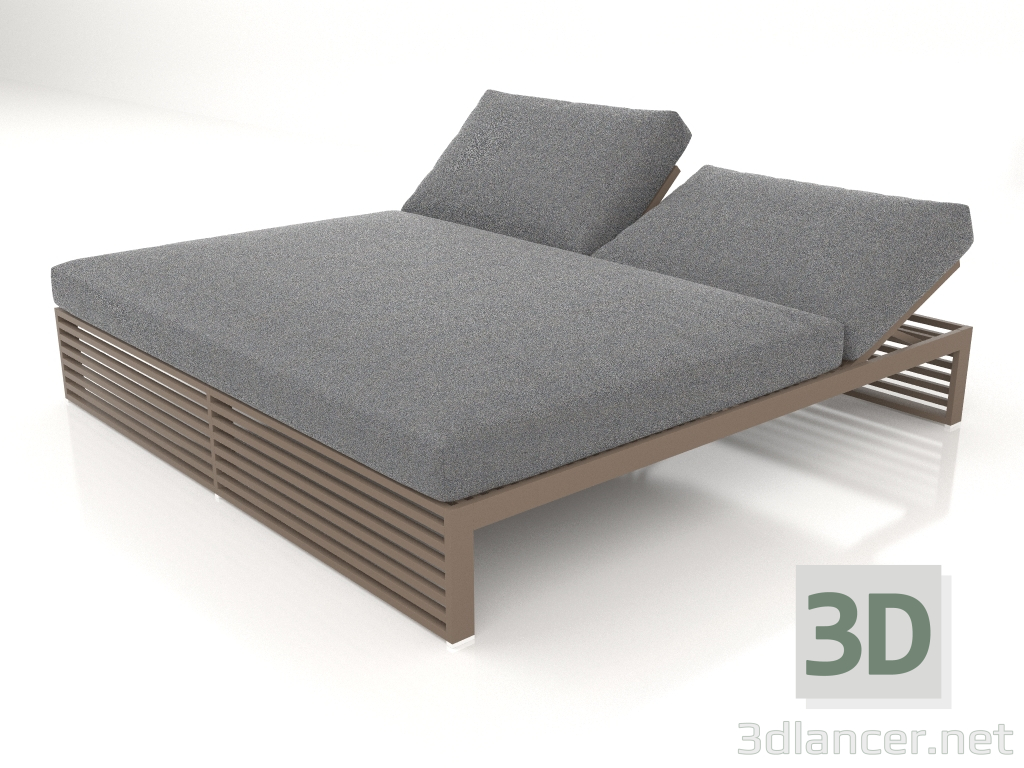 3d model Cama lounge 200 (Bronce) - vista previa