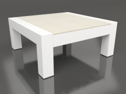 Side table (White, DEKTON Danae)