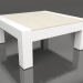 3d модель Боковой стол (White, DEKTON Danae) – превью