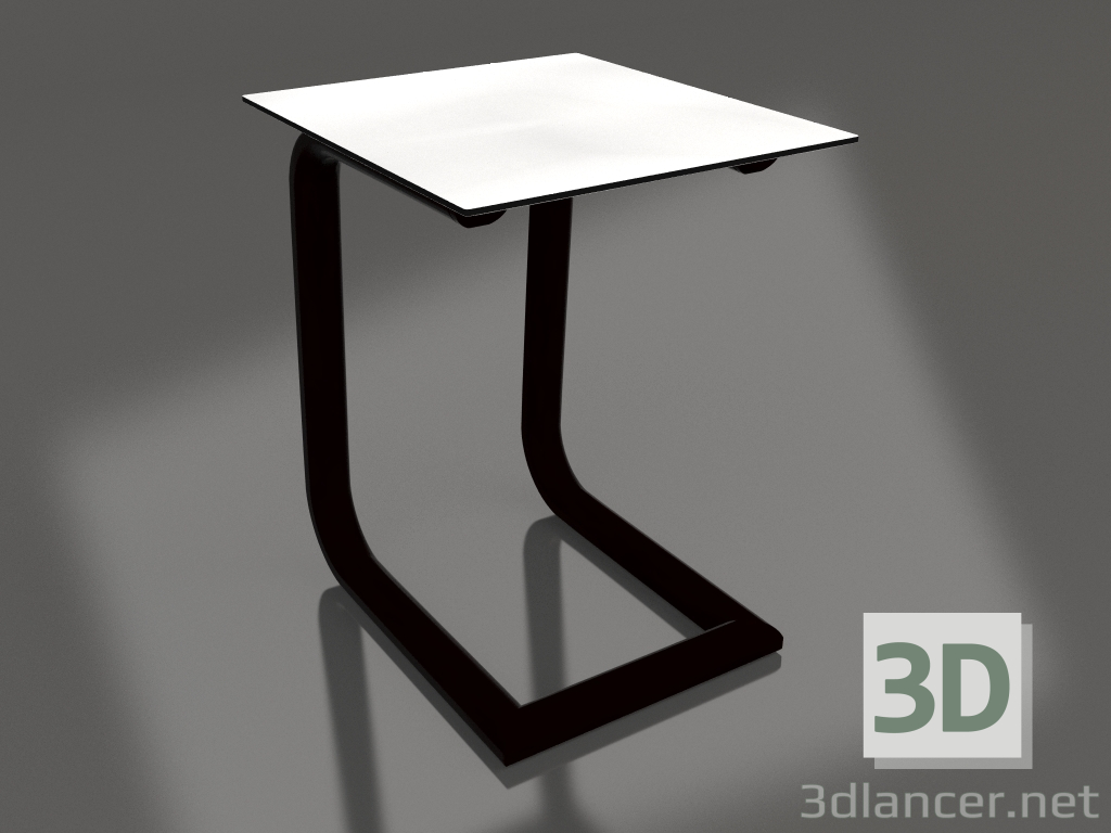 3 डी मॉडल साइड टेबल सी (काला) - पूर्वावलोकन