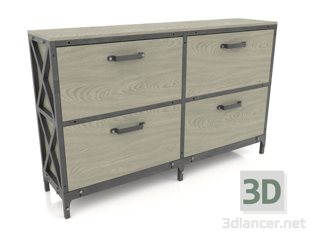 modèle 3D Commode (2 sections) - preview