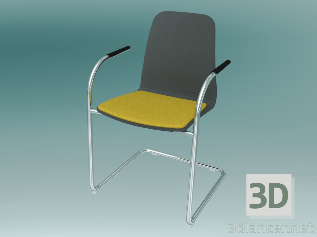 Modelo 3d Cadeira para visitantes (K21VN1 2P) - preview