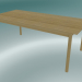 modèle 3D Table en bois linéaire (200х90 cm) - preview