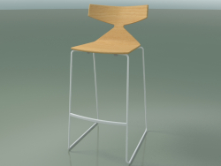 Stackable bar stool 3704 (Natural oak, V12)