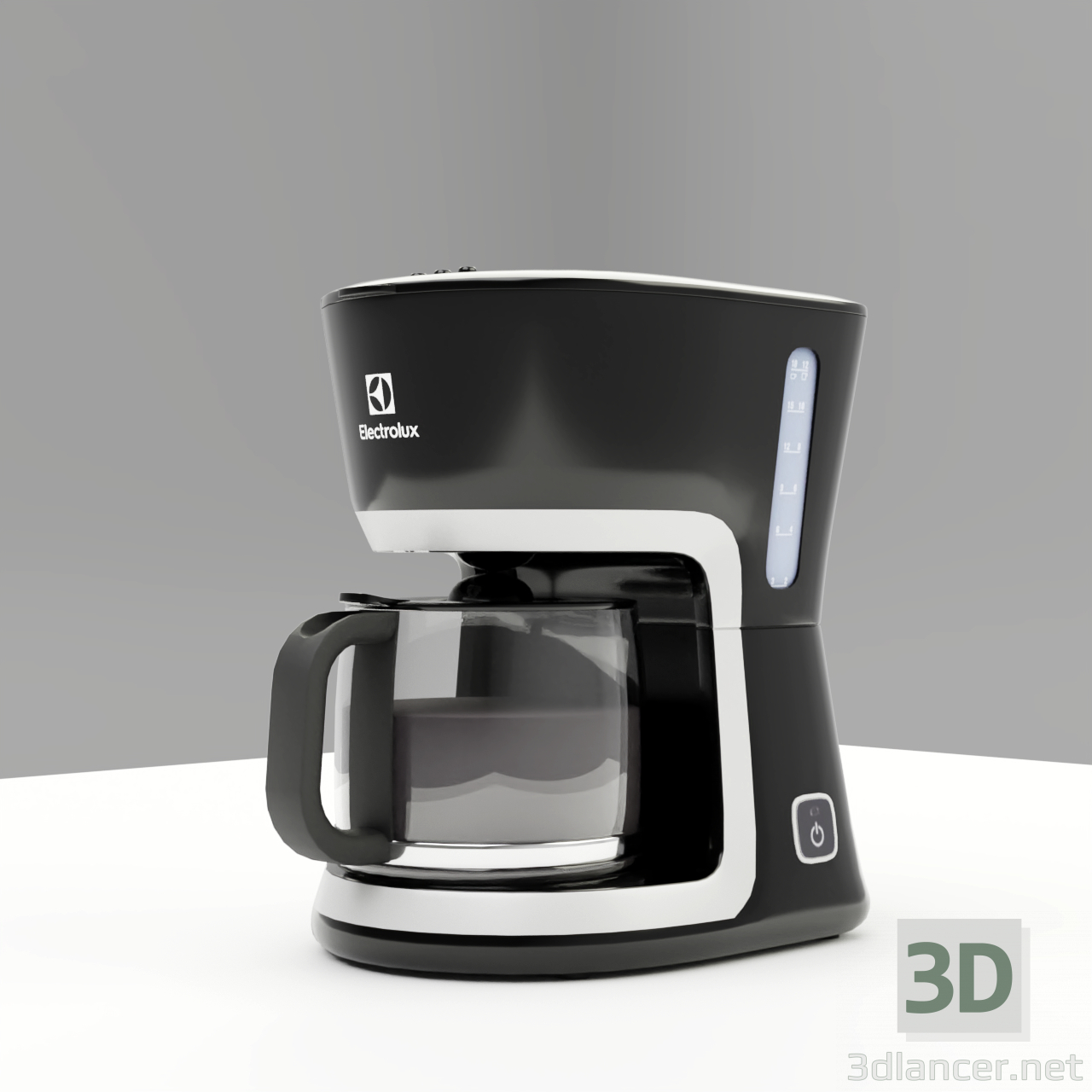 modèle 3D de Cafetière Electrolux Ecm 3505 acheter - rendu