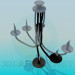 3d model Chandelier and Sconce candles - preview