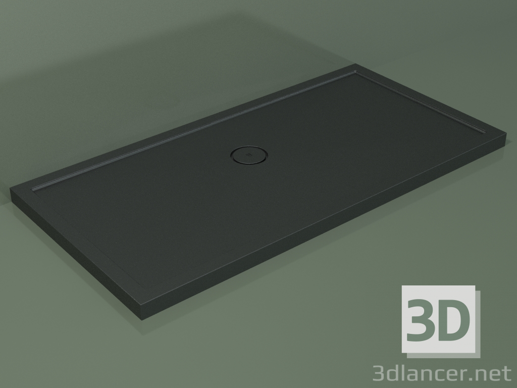modèle 3D Receveur de douche Medio (30UM0123, Deep Nocturne C38, 160x80 cm) - preview