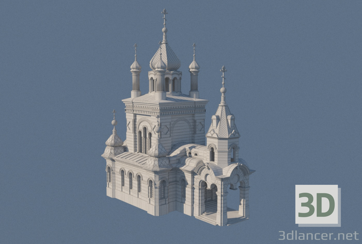 3d Foros Church model buy - render