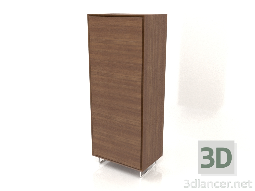 3d model Cajonera TM 013 (600x400x1500, madera marrón claro) - vista previa