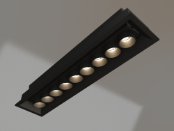 Lámpara MS-ORIENT-BUILT-TURN-TC-S67x300-20W Day4000 (BK-BK, 30 grados, 230V)