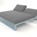 3d модель Кровать для отдыха 200 (Blue grey) – превью