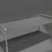 modello 3D Tavolino 153 con piano in alluminio (Antracite) - anteprima