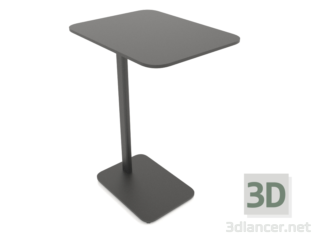 modèle 3D Table de chevet rectangulaire MONO (parallèle au piètement, 35x45x65) - preview