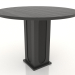 3d model Mesa de comedor REDONDA Ø 1000 mm (negro RAL 9005) - vista previa