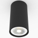 modèle 3D Lampe LED de surface (N1595 Black_RAL9003) - preview