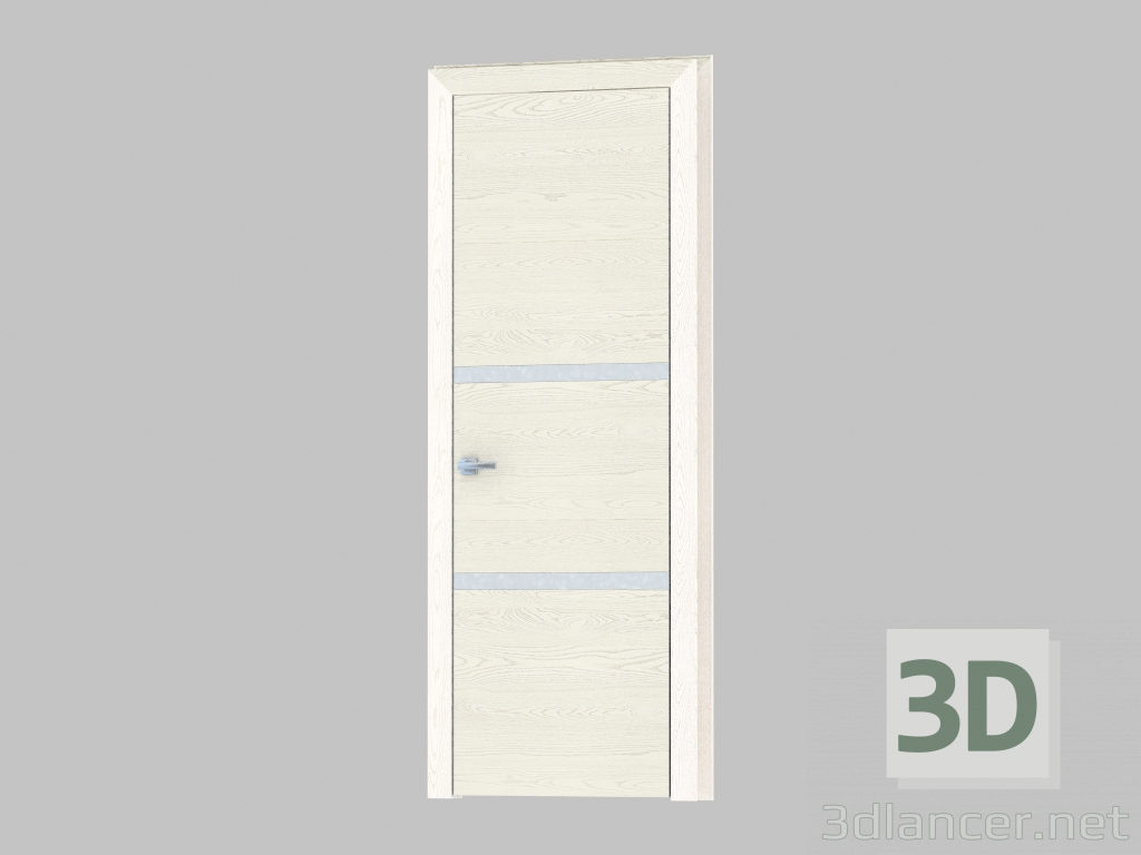 3 डी मॉडल इंटररूम दरवाजा (35.30 सिल्वर मैट) - पूर्वावलोकन