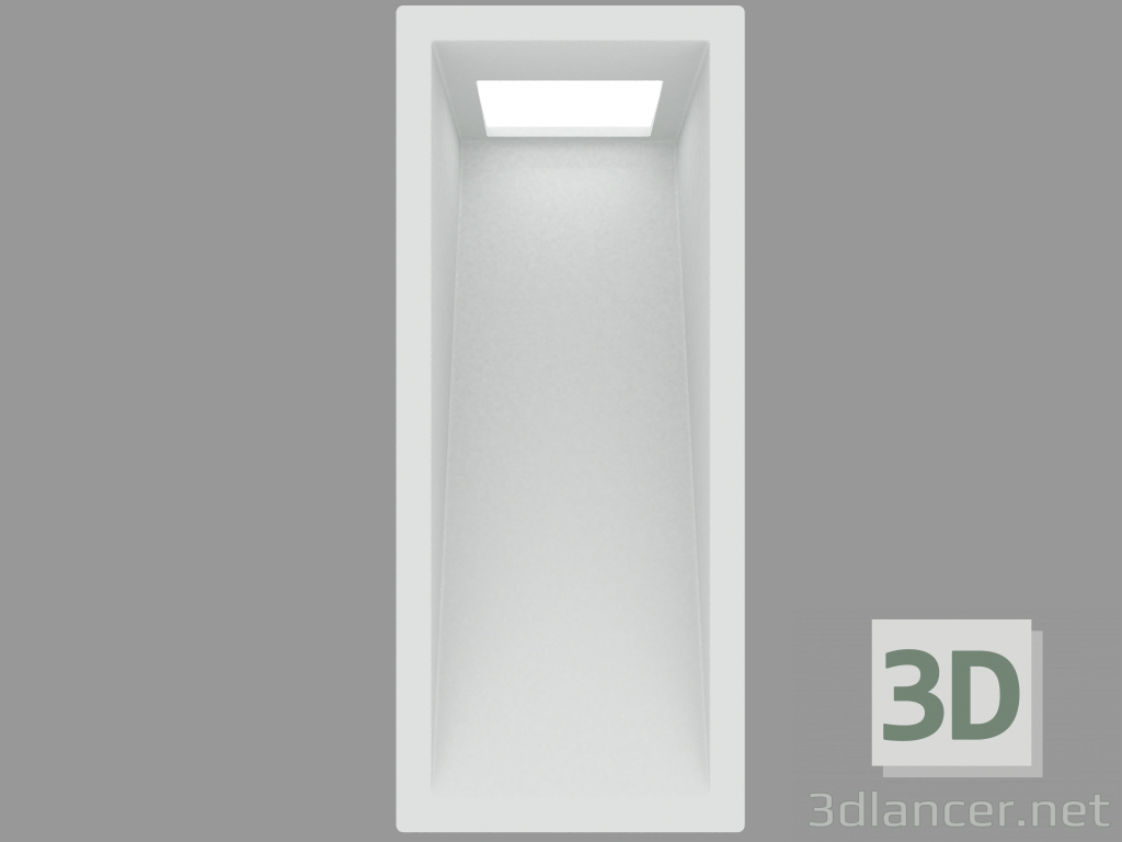 modello 3D La lampada integrata nel muro MINIBLINKER (S6077) - anteprima