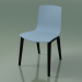 3d model Chair 3947 (4 wooden legs, polypropylene, black birch) - preview