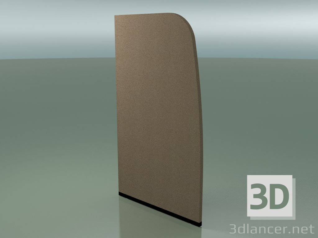 3D Modell Platte mit gebogenem Profil 6411 (167,5 x 94,5 cm, massiv) - Vorschau