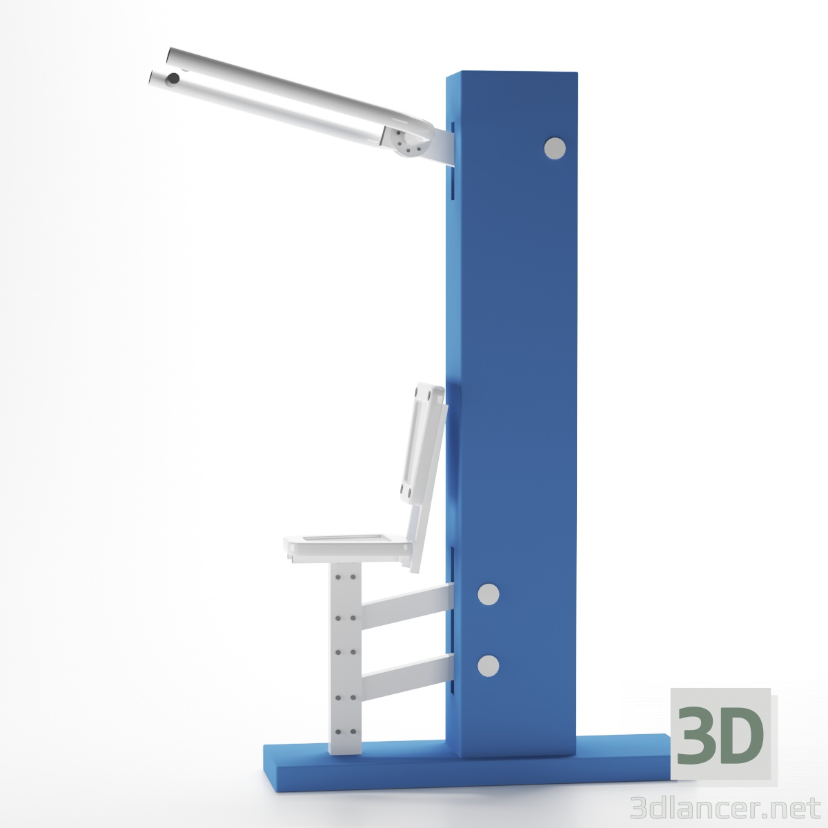 3D Sokak egzersiz makinesi "Üst taslak" modeli satın - render