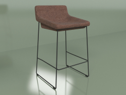 Chaise semi-bar Comfy (marron)