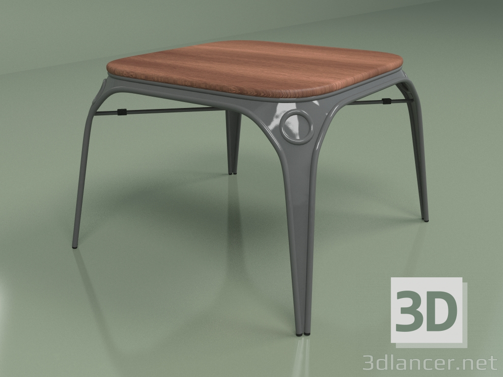 modèle 3D Table basse Louix (gris clair) - preview