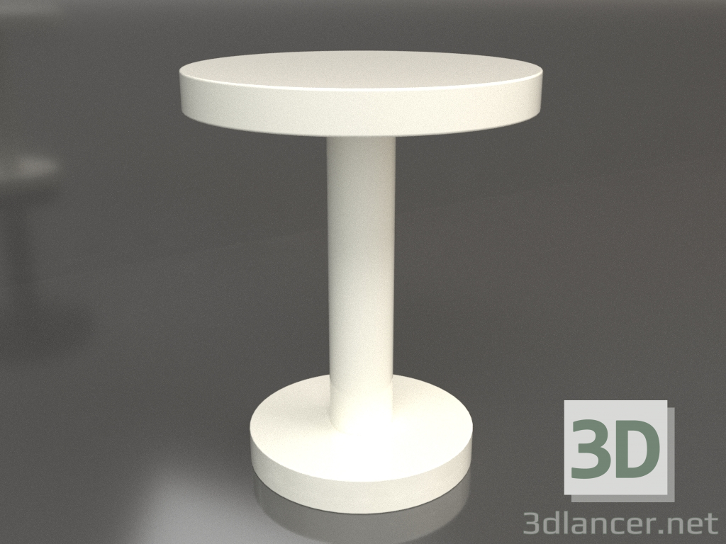 modèle 3D Table basse JT 023 (D=450x550, couleur plastique blanc) - preview