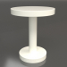 3d model Coffee table JT 023 (D=450x550, white plastic color) - preview