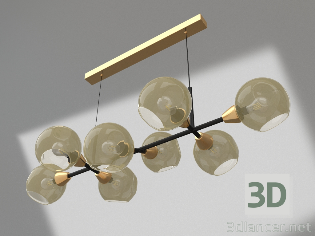 modello 3D Lampadario a sospensione Faina (08413-8.19) - anteprima
