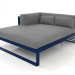 3d model XL modular sofa, section 2 left (Night blue) - preview